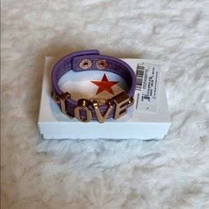 BCBGeneration Lavendar & Rose Gold Love Bracelet